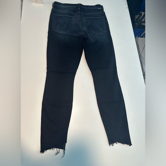 MOTHER Stunner Zip Two Step Ankle Fray Jeans LAST CALL Skinny Distressed Raw Hem - Picture 9 of 9